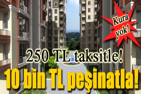 Büyükyoncalı Toplu Konutları'nda 10 bin TL peşinatla!