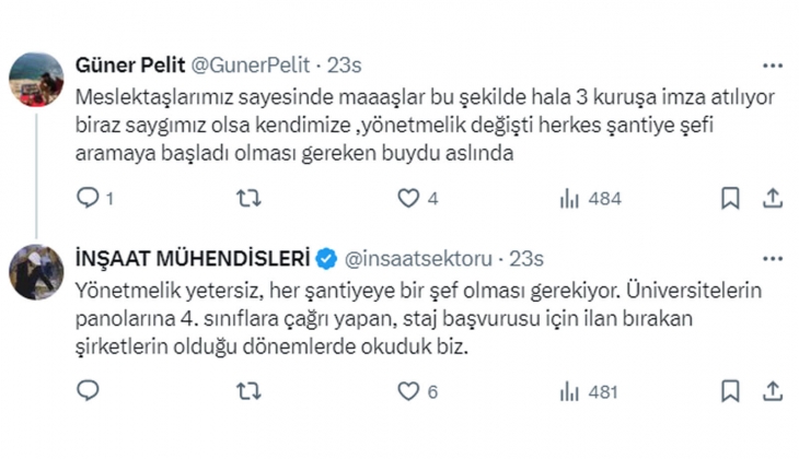 İnşaat mühendislerinden maaş tepkisi: İnşaatta Nijer kalitesine dönersiniz!