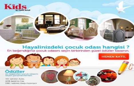 Kids By Fatih Kıral'da en beğenilen çocuk odası yarışması!