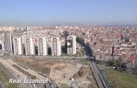 Merter'de bulunan 2 konut projesinin havadan videosu!