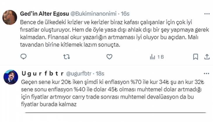 Gayrimenkul ve otomobil fiyatları dolar bazında yüzde 30 seviyesinde düştü!