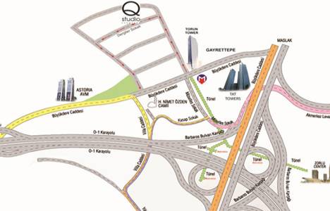 Esentepe Q Studio da 1+1 ler 216 bin dolar!Yüzde 1 peşinatla!