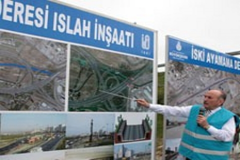 Ayamama Deresi'nin ıslahında 1. etabı tamamlanıyor!