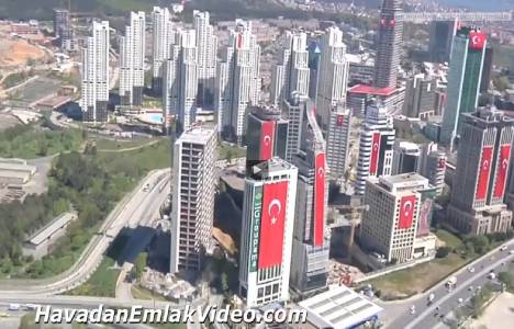 İstanbul Maslak No 1 havadan görüntülendi!