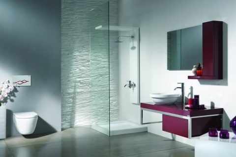  Creavit Nova Banyo Mobilyası'nda bordo lake büyüsü!