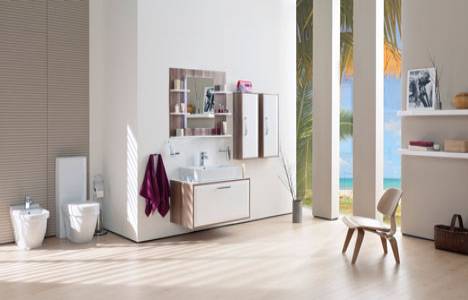 Creavit 2013 koleksiyonunda Cream Banyo Mobilyası dikkat çekiyor!