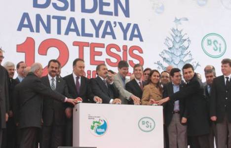  Antalya'da 13 tesisin temel atma töreni dün gerçekleştirildi!