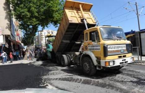 Antalya Ali Çetinkaya Caddesi asfaltlandı!