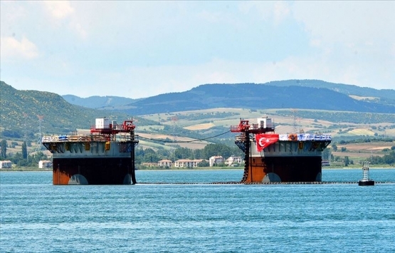 1915 Çanakkale Köprüsü nün Asya ayağı batırıldı!