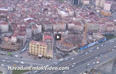 Şişli Nurol Tower'ın havadan son görüntüleri! 