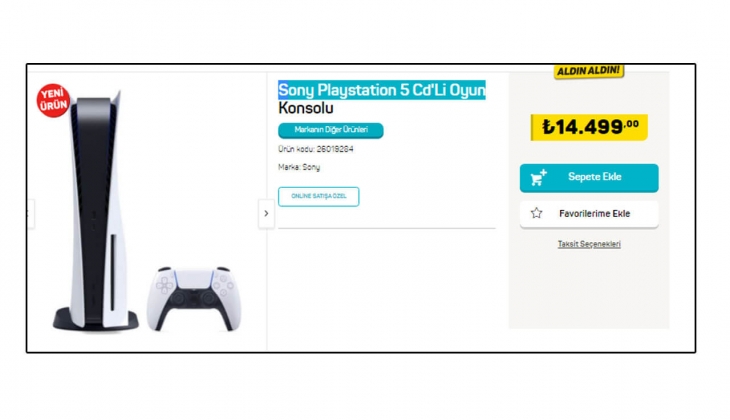 A101 Sony Playstation 5 Cd Li oyun konsoluna büyük indirim yaptı! Hemen alın! İşte 26 Mayıs 2022 fiyat listesi