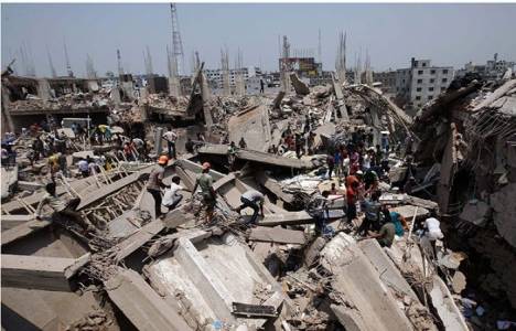 Bangladeş'te çöken iş merkezindeki ölü sayısı 654'e yükseldi!