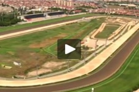 Veli Efendi Hipodromu'nun havadan videosu!