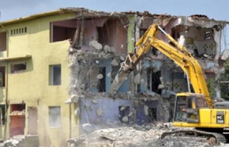  Kentsel dönüşüm yarın emülitli yıkımla başlıyor!