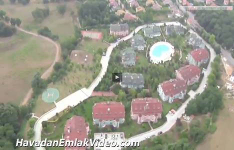 Flora Evleri nerede? Havadan videosu!