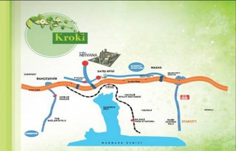 Bahçeşehir Evviva Nirvana ulaşım!