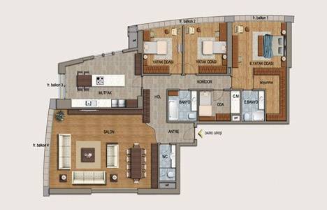 Brandium kat planı!