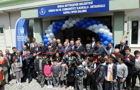  Gürsu 80. Yıl Cumhuriyet Kapalı Spor Salonu hizmete açıldı!