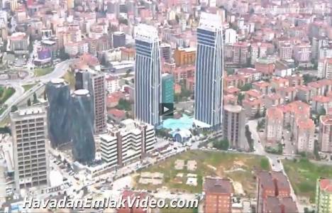 Burgu Kule Dap Yapı'nın havadan en yeni görüntüleri!