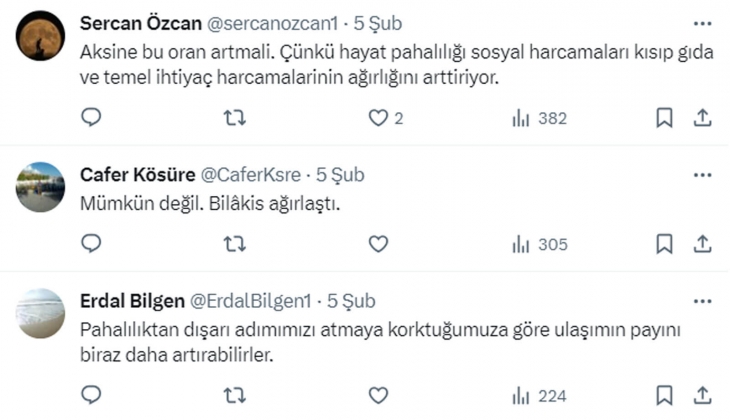Aile bütçelerinde kira, faturalar ve gıdanın ağırlığı düştü mü? Vatandaşlar tepkili!
