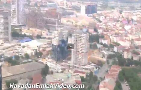 Dap Dalga Kule Arjaan'ın havadan son görüntüleri!