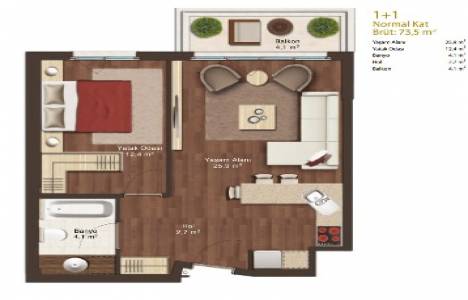 Sinpaş Altın Oran kat planı! 