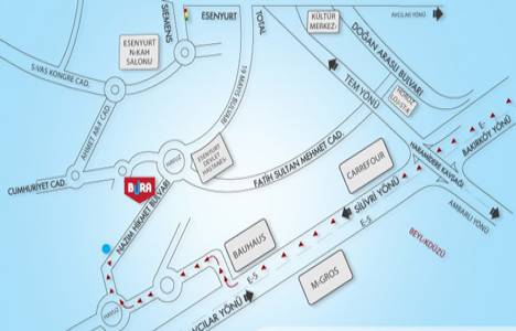  Esenyurt Bura Evleri’nin ticarilerinde metrekaresi 5 bin 500 TL!