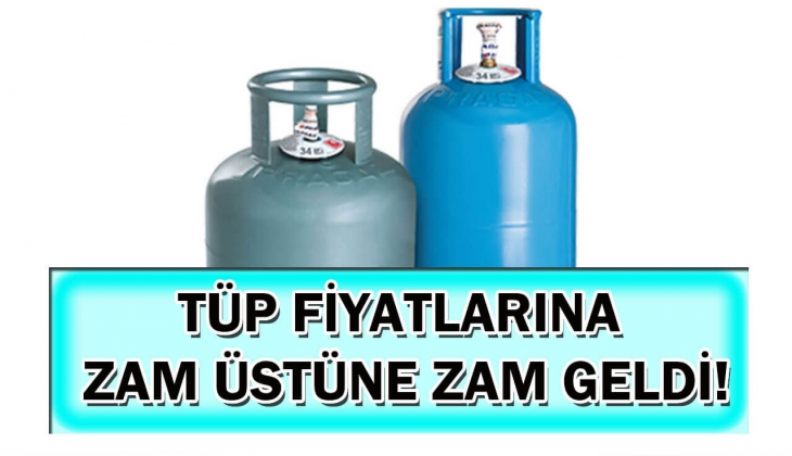Mutfak tüpü fiyatlarına peş peşe zam geldi! Bu son dakika fiyatlarını görenin aklı başından gitti! Hemen bakın!