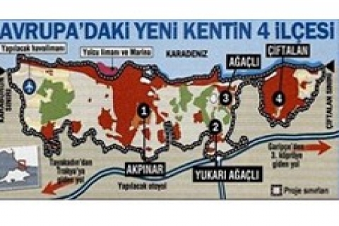 çevre ve şehircilik Bakanlığı Yeni İstanbul'u kurabilir!