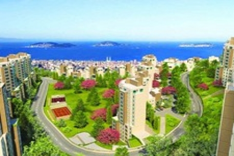 Nish Adalar'da 30 blokun kaba inşaatı tamamlandı!