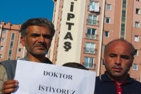  TOKİ ve KİPTAŞ konut sakinleri eylem yaptı!