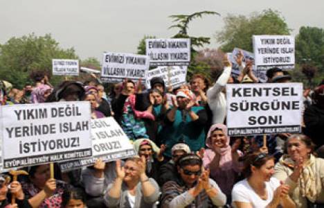  Eyüp ve Alibeyköy halkı kentsel dönüşümü protesto etti! 