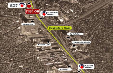  4. Levent Nef 09’da ofis fiyatları minimum 250 bin dolar! 
