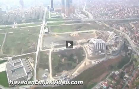 Ataşehir Finans Merkezi projesi havadan videosu! 