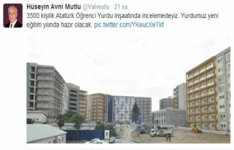 Atatürk Öğrenci Yurdu ne zaman açılacak?