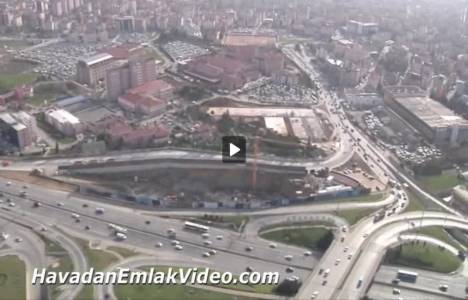 Kartal Kur İş Kule'nin havadan yeni görüntüleri!