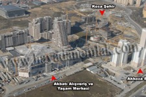 Akkoza Evleri projesinden son görüntüler!