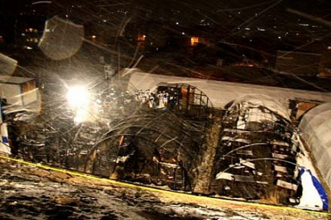 Esenyurt'ta inşaat çadırında çıkan yangında 11 işçi can verdi!