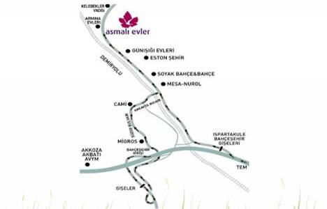 Bahçeşehir Asmalı Konutları nda 380 bin TL ye 3+1 daire!