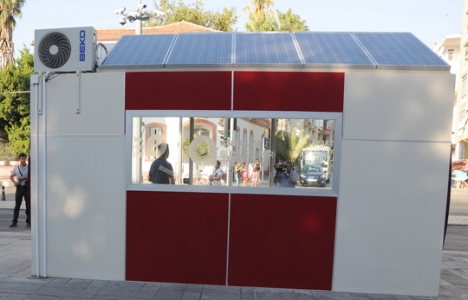  Klimalı otobüs durağı açıldı!