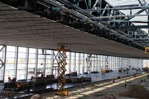 Aspen, Milas-Bodrum Havalimanı'nın tavanına Milas kilimi dokuyor!