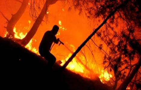  Spil Dağı'nda yangın çıktı! 