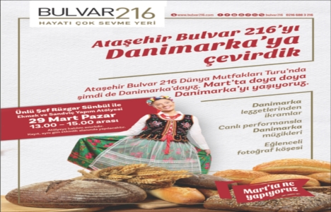 Rüzgar Şef Danimarka mutfağını Bulvar 216'ya taşıyacak!