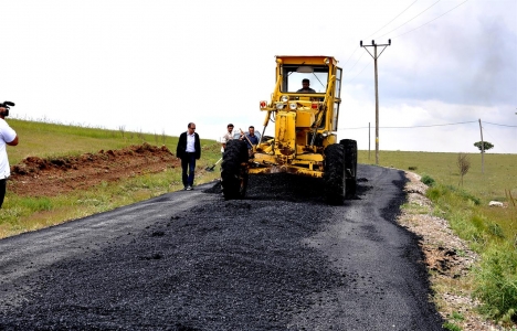 Malatya Arapgir’in yolları asfaltlandı!
