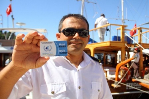 Teknelere mavi kart uygulaması Antalya'da başladı!