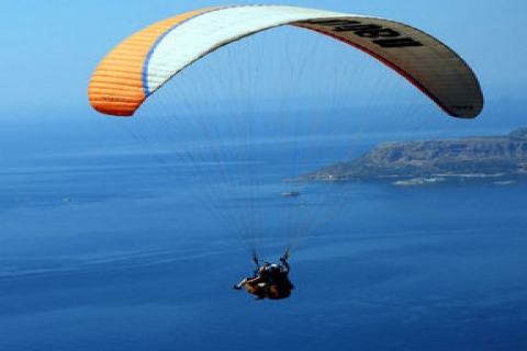  Kaş, yamaç paraşütüyle turist topluyor!