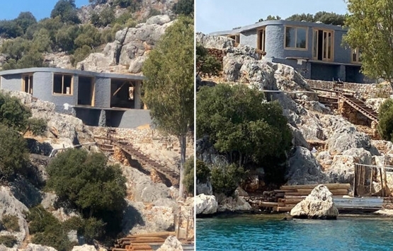 Üçağız Yarımadası'nda tepki çeken villa için Bakanlık harekete geçti!