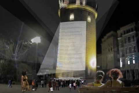  Galata Kulesi Twitter'a Dönüşüyor!