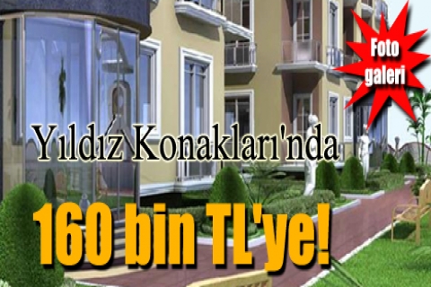 Yıldız Konakları'nda 160 bin TL'ye