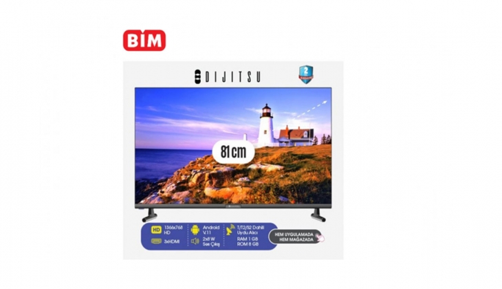 BİM’e fırsat ürünü televizyon geldi! Dijitsu televizyon fiyatları kaç lira? İşte 30 Eylül 2022 fiyat listesi…